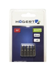 Набор бит Hogert Technik HT1S314 (5 предметов) Hoegert technik