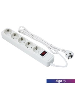 Сетевой фильтр 5 розеток, 1.8 м, белый (SP-5-1.8W) Exegate