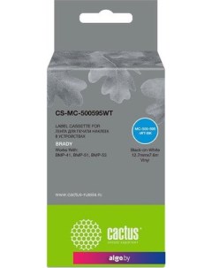 Картридж CS-MC-500595WT (аналог Brady MC-500595WT) Cactus