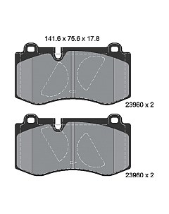 Тормозные колодки Textar 2396001