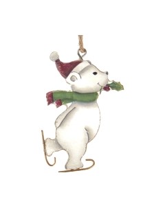 Елочная игрушка Erich Krause Decor Мишка на коньках / 45781 Erich krause