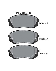 Тормозные колодки Textar 2450101