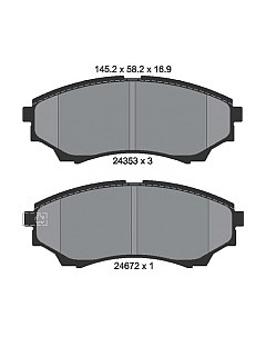 Тормозные колодки 2435301 Textar