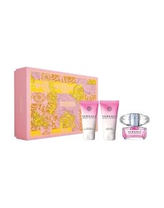 Парфюмерный набор Versace Bright Crystal Туалетная вода+Лосьон для тела+Гель для душа