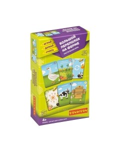 Настольная игра Bondibon Большой переполох на ферме / ВВ4874