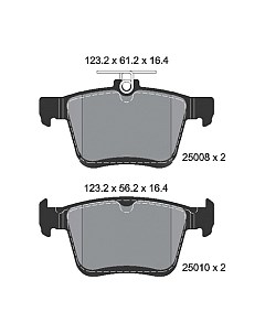 Тормозные колодки 2500801 Textar