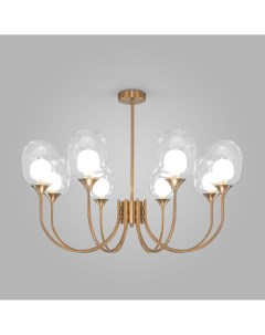 Светильник подвесной (M) 8х25Вт G9 латунь 70217/8 Eurosvet