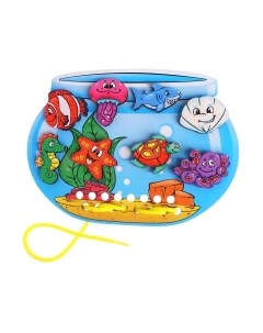 Развивающий игровой набор Шнуровка с липучками Аквамир / 7261913 Лазерпро