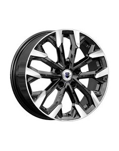 Литой диск Морейн (KC1046) 17x6.5" 5x112мм DIA 66.6мм ET 43мм Алмаз черный K&k