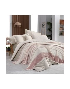 Комплект постельного белья с покрывалом Ribera Mood Comfort 1.5 / Y1016 RIBERA v1/Bej Sarev