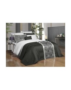 Комплект постельного белья с покрывалом Boleno Евро / Y 994 v1/Gri Sarev