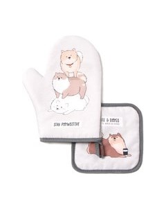 Набор прихваток Cofee & dogs 10425104 Доляна