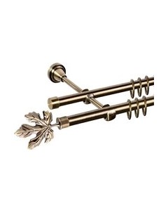 Карниз для штор АС ФОРОС Prime D16Г/16Г + наконечники Клен Ас форос