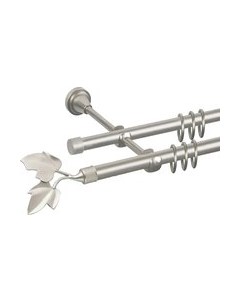 Карниз для штор АС ФОРОС Prime D16Г/16Г + наконечники Лист ветка Ас форос