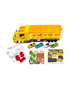 Автовоз игрушечный Трейлер с автотреком / HS8015A Maya toys