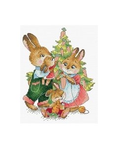 Набор для вышивания Новогодние хлопоты / М-781 М.п.студия