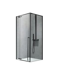 Душевой уголок Aquanet Ideal 120x90мм / AE-AXC92MB-S-B