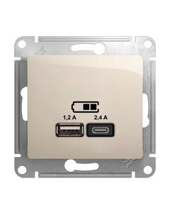 Розетка Systeme (Schneider) Electric Glossa GSL000939 Systeme (schneider) electric