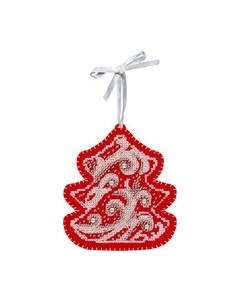 Набор для вышивания Морозные узоры. Елочка / Т-1091 М.п.студия