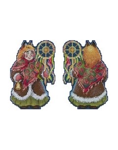 Набор для вышивания Колядки. Тетушка-лиса / Р-966 М.п.студия