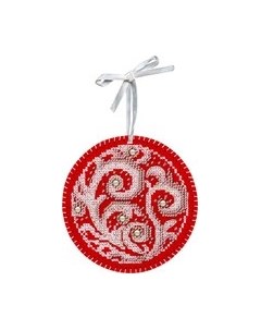 Набор для вышивания Морозные узоры. Шар / Т-1094 М.п.студия