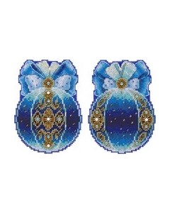 Набор для вышивания Елочный шар. Волшебство ночи / Р-969 М.п.студия