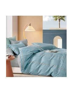 Комплект постельного белья Поплин Luxe 2сп с европростыней / П-347 Alleri