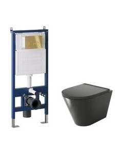 Унитаз подвесной с инсталляцией Grossman GR-4477BMS+900.K31.01.000+700.K31.05.30M.30M