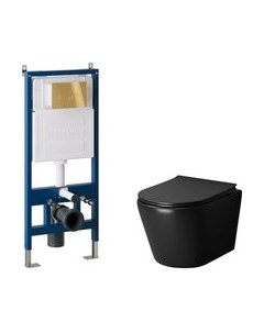 Унитаз подвесной с инсталляцией Grossman GR-4478BMS+900.K31.01.000+700.K31.05.30M.30M