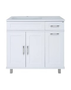 Тумба с умывальником Misty Купер 90 / П-Куп01090-012БкЛ+ФР-00003411