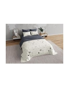 Комплект постельного белья П 1.5сп Классик Галактика / 0632/1 Моё бельё