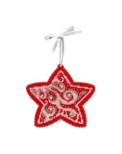 Набор для вышивания Морозные узоры. Звездочка / Т-1092 М.п.студия