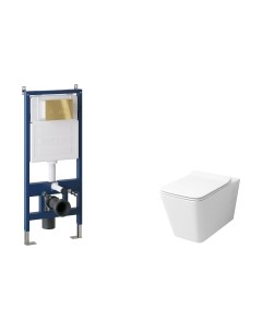 Унитаз подвесной с инсталляцией Grossman GR-4414S+900.K31.01.000+700.K31.05.30M.30M