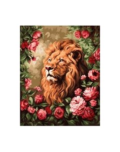 Картина по номерам Три совы Царь зверей / КХ4050_53905