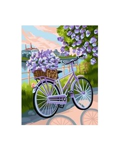 Картина по номерам Три совы Сиреневое настроение / КХ3040_53886