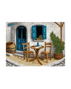 Картина по номерам Три совы На улочке / КХ4050_53931