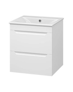 Тумба с умывальником Misty Бриз 50 / П-Бри-09050-012Я+WB.FN/Breeze/50-C/WHT.G/S1