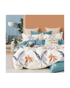 Комплект постельного белья Alleri Сатин Creative 2сп с евро max простыней / СК-219