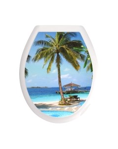 Сиденье для унитаза Мультидом Пляж / СП72-104