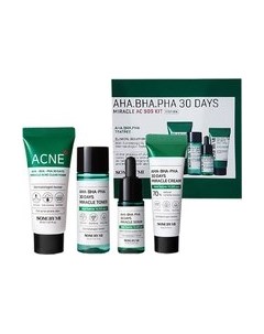 Набор косметики для лица Some By Mi 30days Aha/Bha/Pha 30 Days Miracle Ac Sos Kit 4 Some by mi