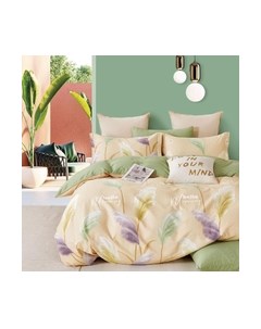 Комплект постельного белья Alleri Сатин Creative 2сп с евро max простыней / СК-213