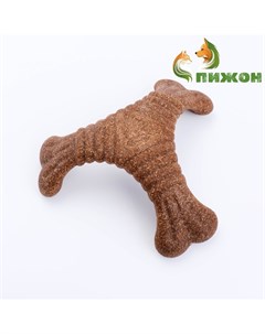 Жевательная игрушка для собак «Треугольная кость», массажная, 16×16 Пижон