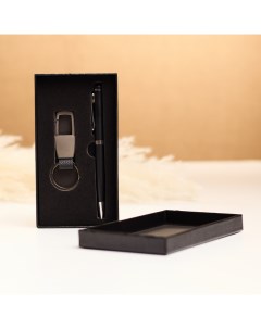 Набор подарочный 2 в 1, ручка, брелок с карабином Take it easy