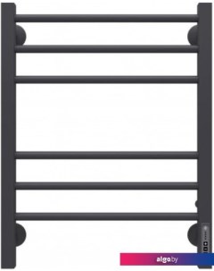 Полотенцесушитель Сицилия электро КС П6 с диммером (450x600, черный) Terminus