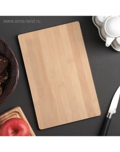 Доска разделочная «Марно», бамбук, 28×18 см Доляна