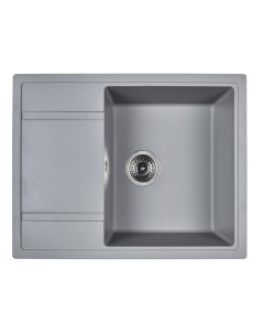 Мойка из каменной крошки WISENT W650-29 (грей) 650х510 без сифона Wisent