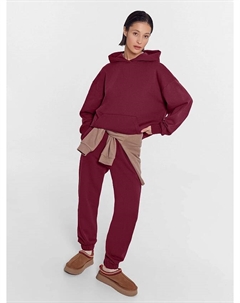 Комплект женский (худи, брюки) в винно-красном цвете Mark formelle