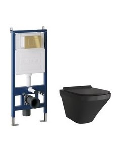 Унитаз подвесной с инсталляцией Grossman GR-4440BMS+900.K31.01.000+700.K31.04.30M.30M