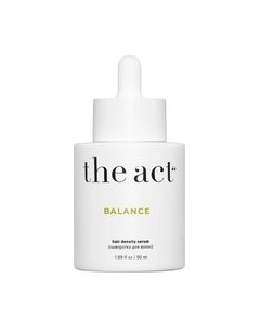 Сыворотка для волос The Act Balance The act