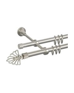 Карниз для штор АС ФОРОС Prime D16Г/16Г + наконечники Веер Ас форос